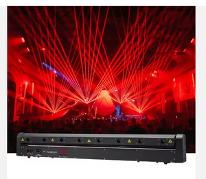 Đèn chùm tia <span class=keywords><strong>laser</strong></span> 8 mắt LED RGB đỏ xanh lá cây xanh dương Thích hợp cho sân khấu sự kiện câu lạc bộ đêm DJ - Product Image 2