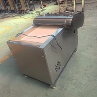Milieuvriendelijke motor aangedreven snijmachine 380V/220V voor fruit, groenten, shiitake paddenstoelen, varkensschilfers, varkenshuid, dunne rijstwafels