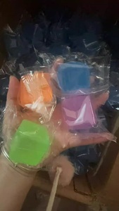 Squishy Ice Cube 3,5 cm, Balle anti-stress sensorielle, Jouet sensoriel, Mini Squishies, Cube anti-stress, Forme carrée avec rembourrage - Product Image 2