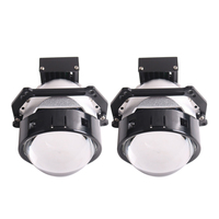 Phare de voiture à LED avec projecteur 12V 51W/58W 5500-6000K 3 pouces S5 Bi F50 Lens pour toutes les voitures Sanvi