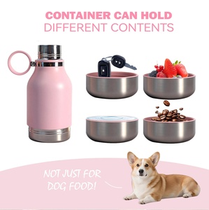Gourde isotherme haute capacité 1000 ml pour animaux de compagnie, double paroi en acier inoxydable, pour chien, chat, camping, voyage en plein air - Product Image 5