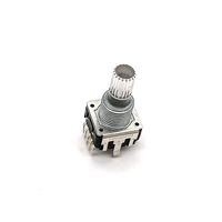 Encodeur incrémental rotatif à poussoir Terwin 12 mm avec éclairage RGB, 24 impulsions, 24 positions et interrupteur LED