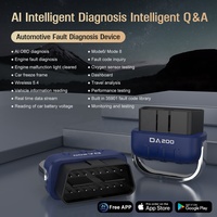 Escáner de Diagnóstico Automotriz Inalámbrico OBD II DA200 Conexión BT5.4 ELM327 12V Lector de Códigos para Autos