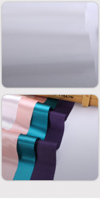 ขายส่งสิ่งทอลายทแยงโพลีเอสเตอร์ 100% ผ้าซาตินนุ่มผ้าไหมเงา - Product Image 5