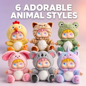 Peluche parlante IA, alimentée par ChatGPT, yeux LED changeants d'humeur, 6 styles d'animaux, 66 langues, racontant des histoires, jouet interactif pour enfants, cadeau - Product Image 2