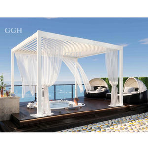 Pérgola Bioclimática KAKADU de Diseño Simple, con Techo de Láminas de Aluminio, Impermeable, LED, Ecológica, Sistema de Cubierta para Techo - Product Image 6