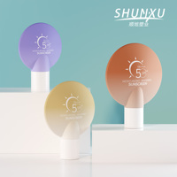 Nouveau design 50 70 90ml cosmétique bleu vert bouchon à vis souple bouteille à presser personnalisé en plastique crème solaire visage corps Lotion conteneur