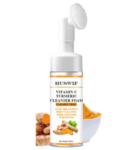 Vente en gros Marque privée Nettoyant en profondeur à base de plantes bio Nettoyant pour le visage coréen <span class=keywords><strong>Mousse</strong></span> nettoyante pour visage Turmetic pour peau grasse - Product Image 6