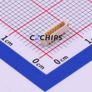 X0800WRS-07HF-LPV01 Wire-to-Board Pin Header SMD,P=0.8mm,Horizontal Mount Connector 1x7P 0.8mm Horizontal Mount 7P - Product Image 1