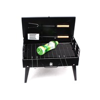 Décrochage de boîte à outils de fer de gril de barbecue pliant extérieur portatif pour l'usage commercial de nourriture