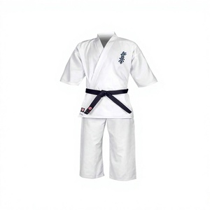 2024 ropa de artes marciales poliéster-algodón Karate kyokushin traje Kimono Karate Gi uniformes kyokushin uniforme - Product Image 1