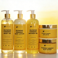 Beurre Corporel Hydratant Personnalisé au Curcuma, Éclaircissant et Illuminant, Haute Qualité, Vente en Gros