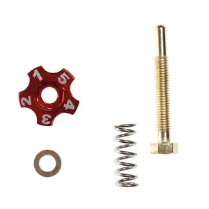 Red/Blue Mixture Screw PWK PE Idle Speed Regulator CNC Air Motorcycle Carburetor Adjust Fuel Mixture Screw