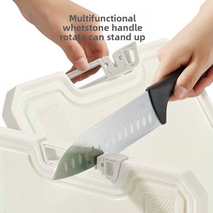 Tagliere multifunzione in acciaio inossidabile biadesivo bianco latte - Product Image 3