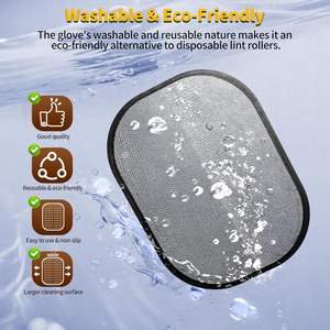 Guantes electrostáticos de depilación para mascotas, reutilizables, recién actualizados, con logotipo personalizado para perros, gatos, para ropa, sofá, alfombra, asiento de coche - Product Image 6