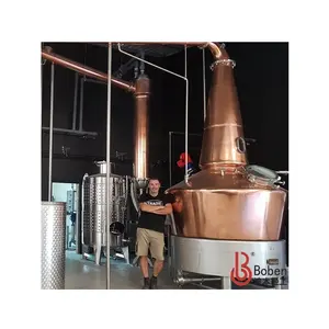 Customized 500L 600L Boben Factory Column Turnkey Brewery Distillery Equipment Whiskey Production Line