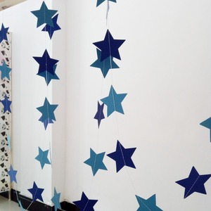 Stella ghirlanda bandiera decorazione stellina appesa bandiera pavese sfondo luminoso per la laurea ballo di nozze compleanno festa di natale - Product Image 5