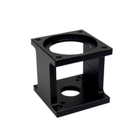 Support de moteur pas à pas en aluminium usiné CNC sur mesure, base de support de servomoteur OEM
