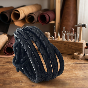 Jewelry Making Necklace <b>Bracelets</b> Fashion Accessories All Sizes and Colors Full-Grain Original <b>Leather</b> Jewelry Cord Supply - Product Image 1