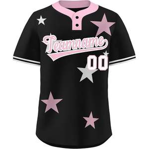 Jersey de béisbol personalizado para hombres, mujeres y niños, camisetas de equipo personalizadas con número de nombre bordado, patrón en blanco transpirable - Product Image 3