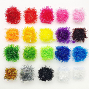 TOPIND 10mm 2m/Cartes en nylon multicolore clinquant cristal Flash <span class=keywords><strong>ligne</strong></span> pêche à la mouche attachant pour <span class=keywords><strong>nymphe</strong></span> insectes Scud pour ruisseaux lacs - Product Image 1