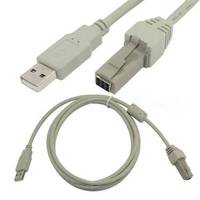 Kabel Koneksi Pemindai Barcode Tembaga MOTECHLINK/OEM USB 6-pin 1.8m untuk Pemindai dan Printer Barcode Model MO-TECH-U206P-01
