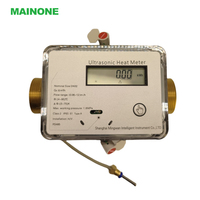 Compteur de chaleur ultrasonique intelligent MAINONE IP68 en laiton Mbus Rs485 Modbus OEM personnalisable DN15-DN40 Mesure Certification CE&MID