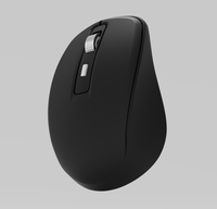 Souris optique sans fil mini OEM pour droitier avec 6 boutons, design ergonomique pour ordinateur portable et de bureau