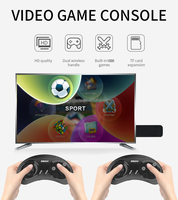 Consola de Videojuegos Arcade 4K HD de 16 bits con más de 1500 Juegos Integrados, Mando de Juego Retro para TV con Controles Inalámbricos para SEGA, Plug and Play