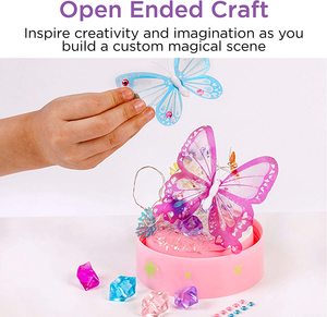 Kit de bricolage parfait pour des lumières féériques en forme de papillon, crée une lumière nocturne, kit de terrarium pour enfants - Product Image 2
