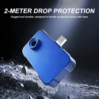 Caméra thermique pour téléphone portable, résolution 96*96, 25Hz, Type-C, pour smartphone Android, caméra d'imagerie infrarouge, alarme de température en option