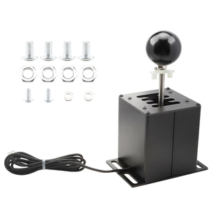 Manette de vitesse H 7 + R PC, simulateur USB, manette de course Sim, <span class=keywords><strong>frein</strong></span> à <span class=keywords><strong>main</strong></span> <span class=keywords><strong>pour</strong></span> <span class=keywords><strong>Logitech</strong></span> G29 G27 G25 <span class=keywords><strong>G920</strong></span> - Product Image 1