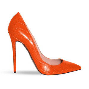 Collections Printemps 2026 – Escarpins à effet croco, couleurs vives et sexy, attirant les regards, chaussures de bureau pour femmes - Product Image 1