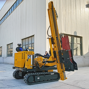 Mini-pileuse Hengxing avec marteau hydraulique, pour le battage de pieux et le forage DTH, pour clôtures agricoles HXR3 - Product Image 1
