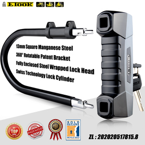 ETOOK Scooter Mạnh Nhất Xe Đạp U Khóa An Ninh Nhiệm Vụ Nặng Nề Ebike Key U Khóa - Product Image 5