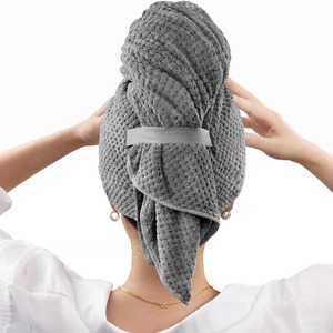 Turbante de secado de cabello de belleza de microfibra personalizado salón Spa peluquería turbante <span class=keywords><strong>toallas</strong></span> envoltura <span class=keywords><strong>para</strong></span> barbería - Product Image 1