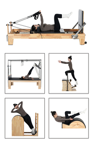 Cơ thể <span class=keywords><strong>Pilates</strong></span> cải cách thiết lập cân bằng Yoga chuyên nghiệp tập thể dục gỗ <span class=keywords><strong>Pilates</strong></span> Máy Ghế giường thiết bị cho tập luyện tại nhà - Product Image 6