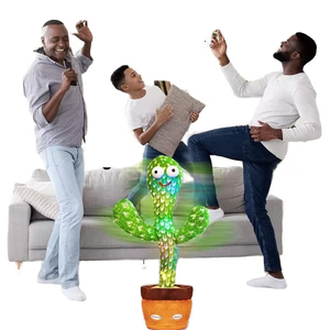 Jouet en peluche <span class=keywords><strong>cactus</strong></span> chantant et dansant, en peluche électrique, jouet en peluche <span class=keywords><strong>cactus</strong></span> dansant, vente chaude OEM 2025 - Product Image 2