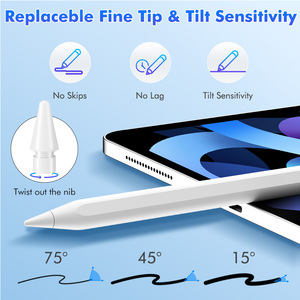 Uogic MFi stylet inclinable avec logo personnalisé stylet magnétique en métal capacitif pour <span class=keywords><strong>iPad</strong></span> stylet pour tablettes sensibles - Product Image 4