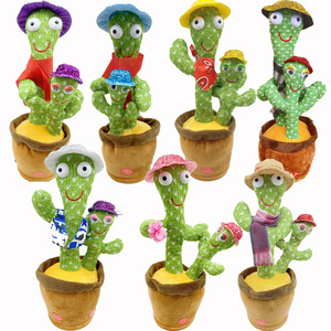 Nouvelle Arrivée 2025 – Cactus en Peluche Électrique Dansant et Parlant, Personnalisable, Vente en Gros, Qualité Supérieure, Mignon et Tendance - Product Image 2