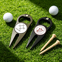 Alat Perbaikan Lapangan Golf Custom dengan Tekstur Permukaan Khusus dan Logo Pribadi, Pesanan Sampel Diterima