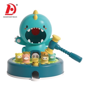 Huada Khủng Long Không Khí Bóng Bắn Súng Đồ Chơi Súng Mục Tiêu Điểm Số Tương Tác Giáo Dục Kid Nhựa Điện Tử Mini Whack Một Nốt Ruồi Trò Chơi - Product Image 2