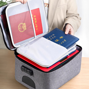 Multi Functional Waterproof Document Storage Bag Large Capacity Travel Passport Organizer Handbag For Trip - Product Image 5
