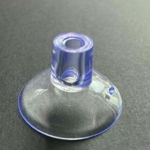 Venta al por mayor de fábrica: Ventosa de silicona transparente de grado industrial con orificio recto, servicio OEM/ODM, EN71-3, Reach/RoHS - Product Image 3