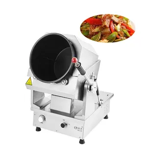 set pan mixer Suppliers-2.5KG Gas kocher mischer für gebratener reis automatische kochen maschine für verkauf kochen roboter maschine