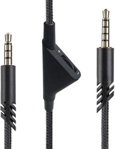 Cavo audio sostitutivo da 2 m con linea audio con mute per cuffie da gioco Logitech A10/A30/A40/A50, cavo <span class=keywords><strong>AUX</strong></span> - Product Image 1