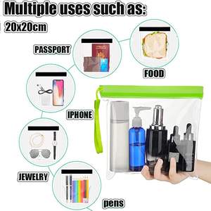 Bolsa pequeña <span class=keywords><strong>de</strong></span> plástico 2024, filtro <span class=keywords><strong>de</strong></span> líquido automático, bolsa <span class=keywords><strong>de</strong></span> líquidos TSA, embalaje transparente biodegradable, bolsa <span class=keywords><strong>de</strong></span> líquido <span class=keywords><strong>de</strong></span> seguridad aeroportuaria - Product Image 3