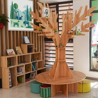 Meubles de bibliothèque pour enfants, mobilier de garderie, bibliothèque acoustique en forme d'arbre pour la garderie, les crèches, les étagères pour enfants, coin lecture, chambre