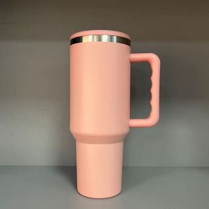 40oz H3.0 <b>Handle</b> Car <b>Travel</b> Tumbler Vacuum <b>Mug</b> Lid Straw Non-Slip Base ODM Custom Color - Product Image 1
