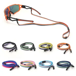 Eye wear Accessories Secure Glasses Lanyard Ultimate Adjustable Colorful Striped Sunglasses Strap Rainbow Glasses Strap